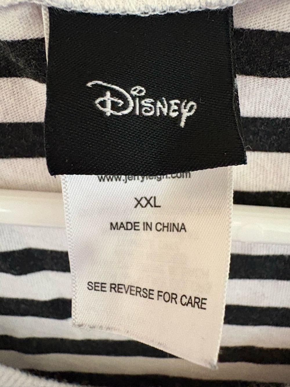 Disney Striped Crewneck Shirt - Black & White - Picture 4 of 6